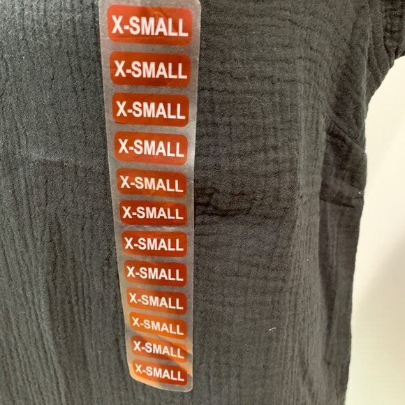 Three Dots Double Gauze Top, Black, Various Sizes, NWT - Picture 3 of 7